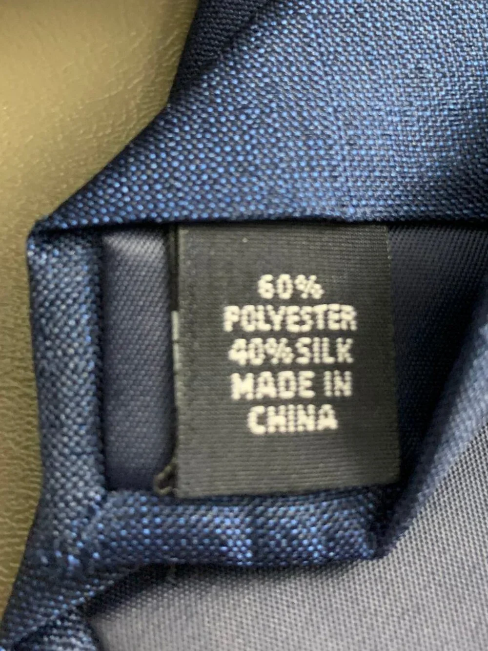 Tommy Hilfiger Men's 3'' Polyester Blend Neck Tie, Navy Blue Amador Solid